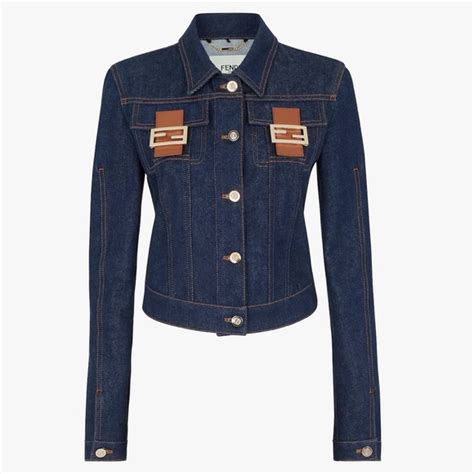 fendi womens performance jackets|fendi denim jacket women's.